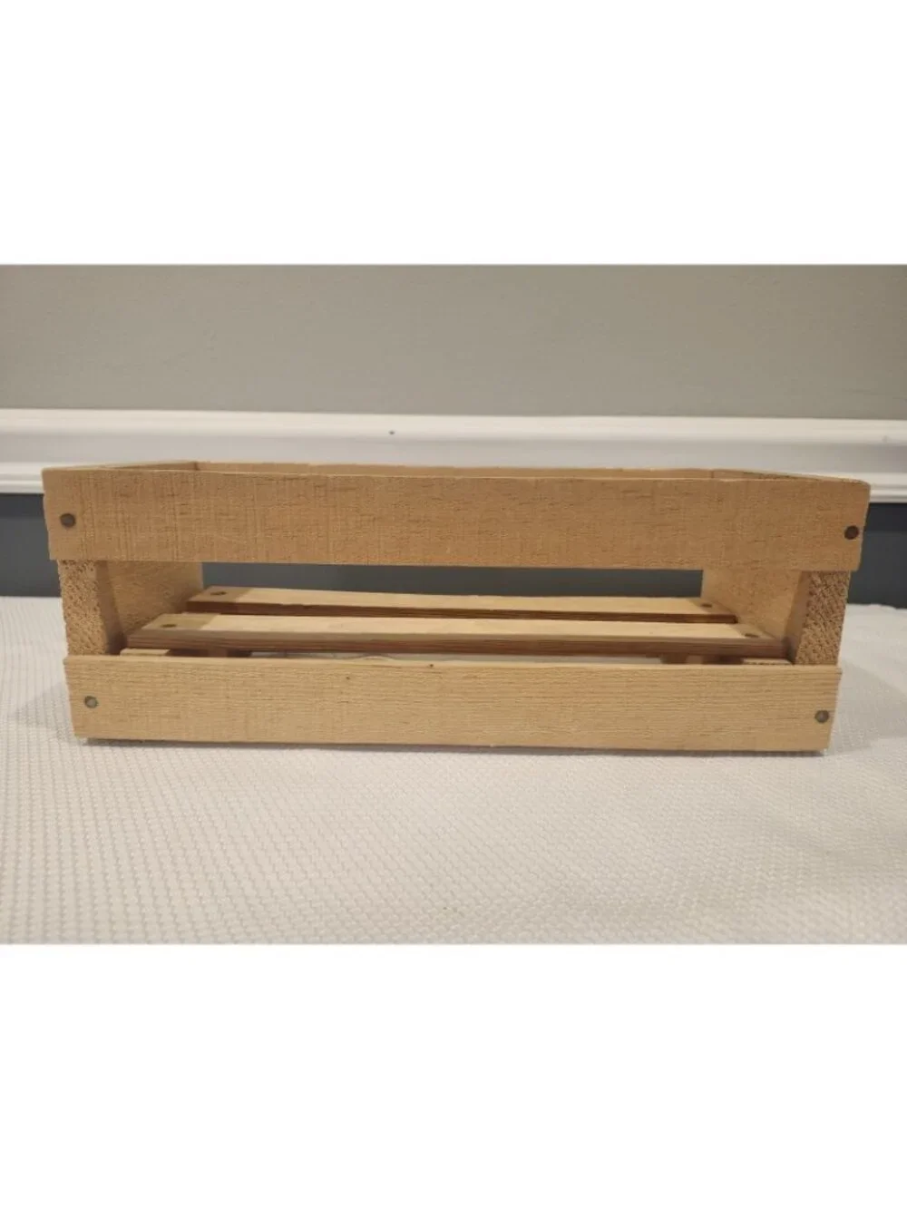 Peaches Records & Tapes~Cassette or 8-Track Tapes~Wood Storage Crate~12